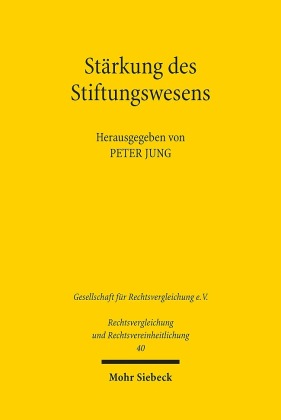 Stärkung des Stiftungswesens