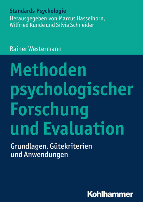Methoden psychologischer Forschung und Evaluation main product photo