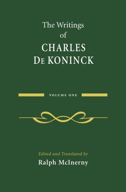 Writings of Charles De Koninck main product photo