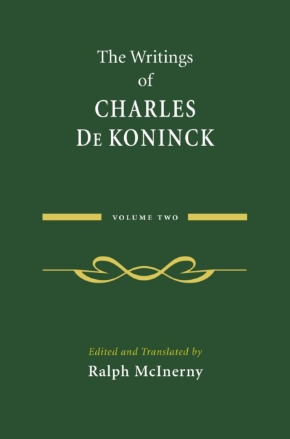 Writings of Charles De Koninck main product photo