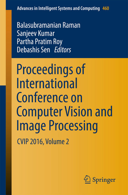 Proceedings of International Conference on Computer Vision and Image Processing main product photo