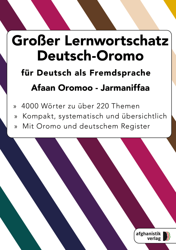 Großer Lernwortschatz Deutsch-Oromo für Deutsch als Fremdsprache main product photo