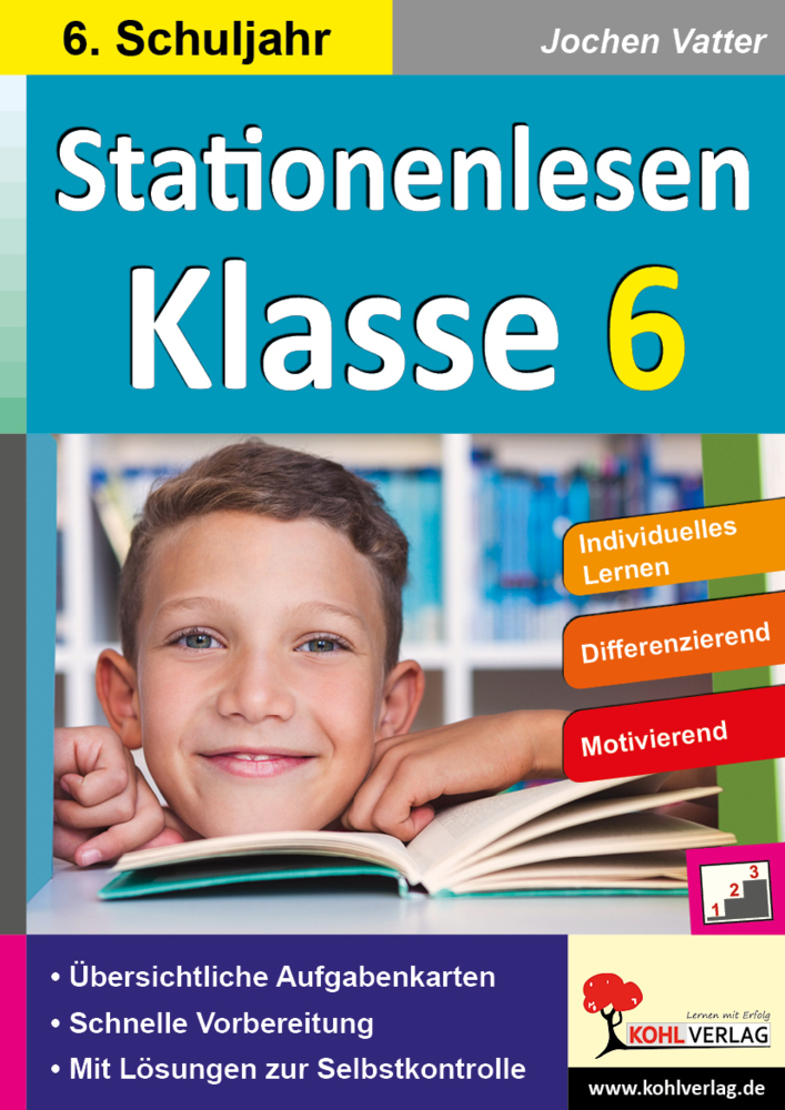 Stationenlesen Klasse 6 main product photo