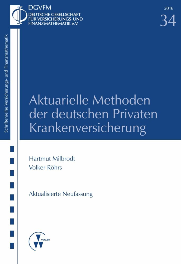 Aktuarielle Methoden der deutschen Privaten Krankenversicherung main product photo