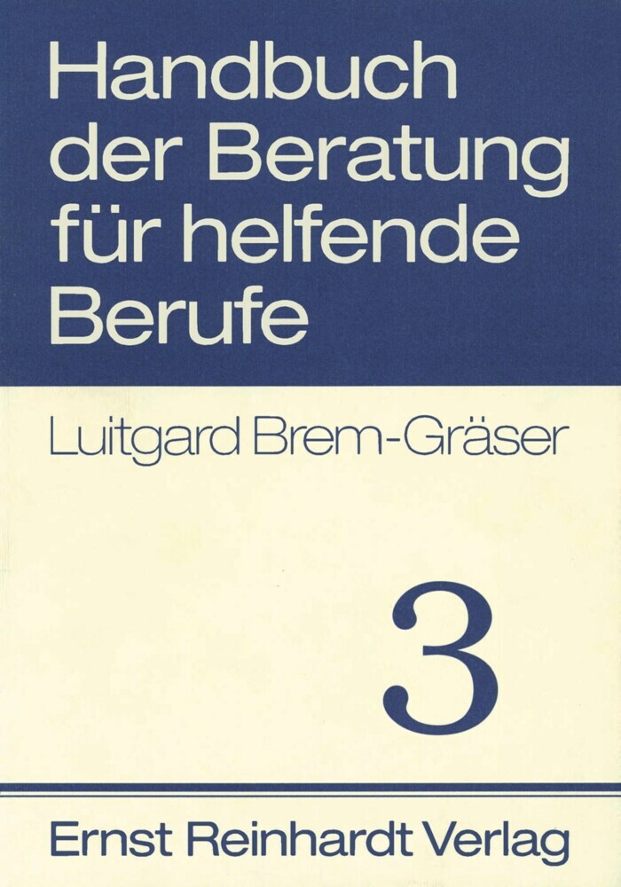 Handbuch der Beratung für helfende Berufe. Band 3 main product photo