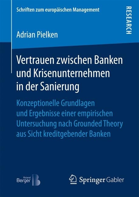 Vertrauen zwischen Banken und Krisenunternehmen in der Sanierung main product photo