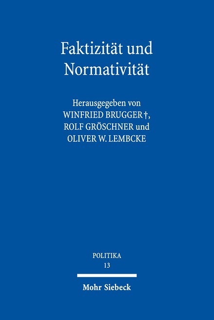 Faktizität und Normativität main product photo