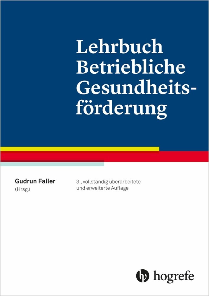 Lehrbuch Betriebliche Gesundheitsförderung main product photo