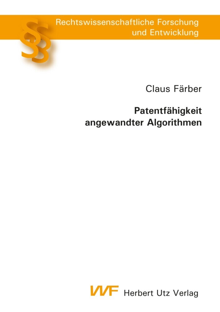 Patentfähigkeit angewandter Algorithmen main product photo