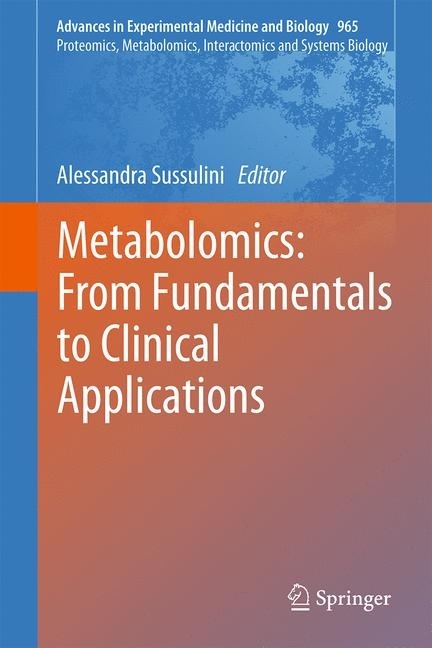 Metabolomics: From Fundamentals to Clinical Applications main product photo