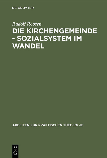 Die Kirchengemeinde - Sozialsystem im Wandel main product photo