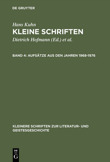 Aufsätze aus den Jahren 1968-1976 main product photo