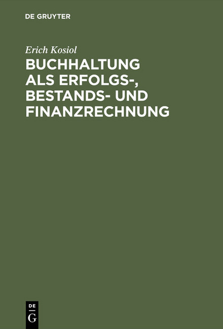 Buchhaltung als Erfolgs-, Bestands- und Finanzrechnung main product photo