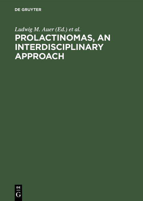 Prolactinomas, An interdisciplinary approach main product photo