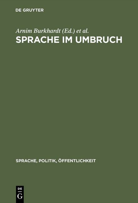 Sprache im Umbruch main product photo