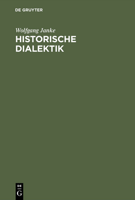 Historische Dialektik main product photo
