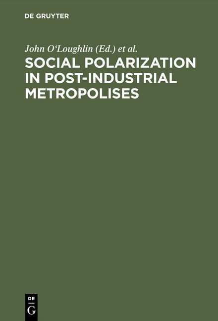 Social Polarization in Post-Industrial Metropolises main product photo