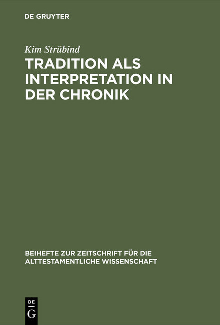 Tradition als Interpretation in der Chronik main product photo