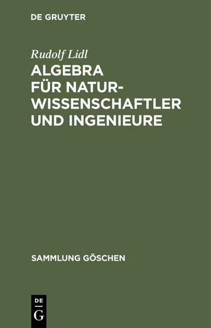 Algebra für Naturwissenschaftler und Ingenieure main product photo