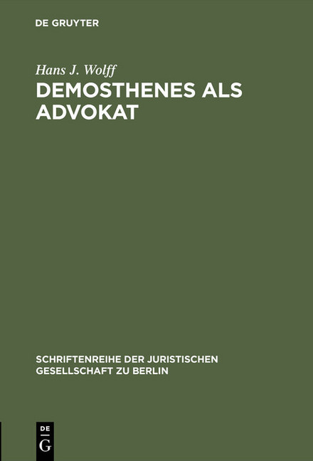Demosthenes als Advokat main product photo