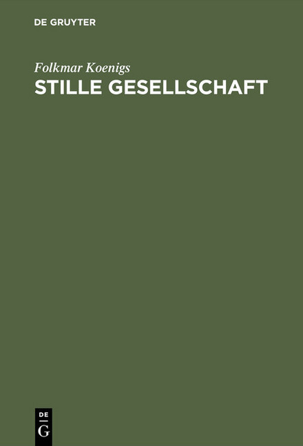 Stille Gesellschaft main product photo