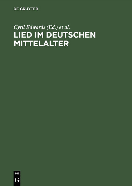 Lied im deutschen Mittelalter main product photo