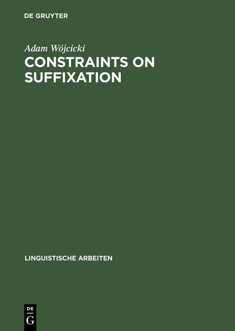 Constraints on Suffixation main product photo