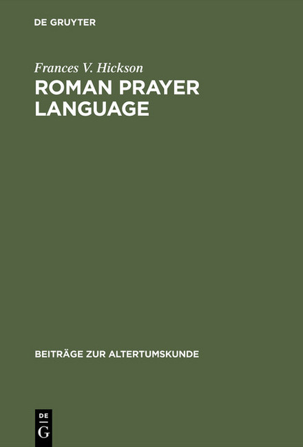 Roman Prayer Language main product photo
