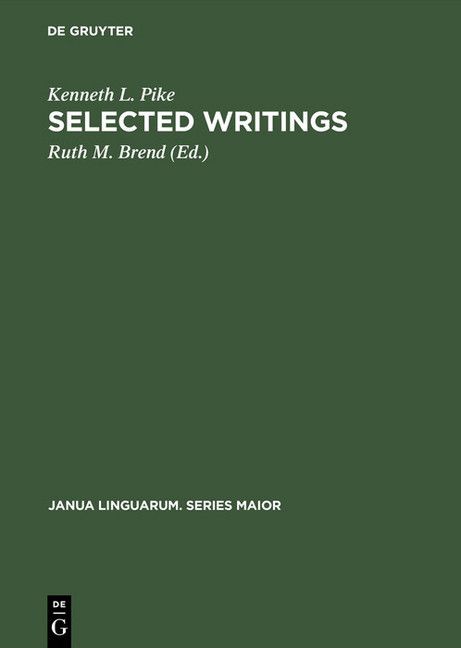 Selected Writings main product photo