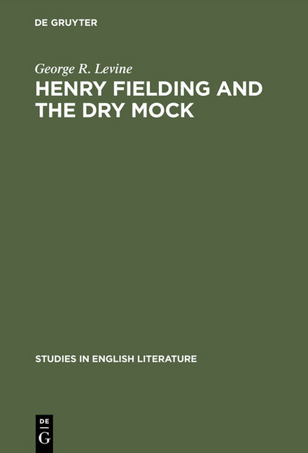 Henry Fielding and the dry mock main product photo