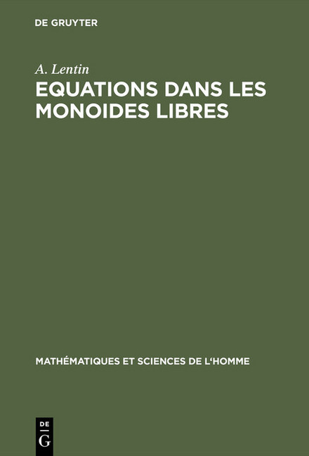 Equations dans les monoides libres main product photo