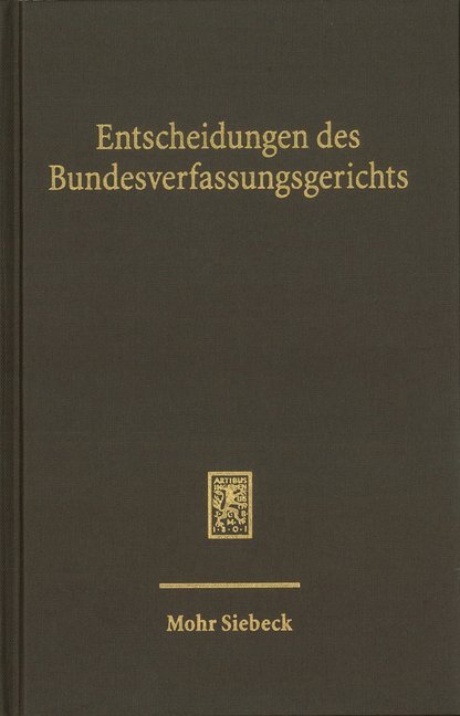 Entscheidungen des Bundesverfassungsgerichts (BVerfGE) main product photo