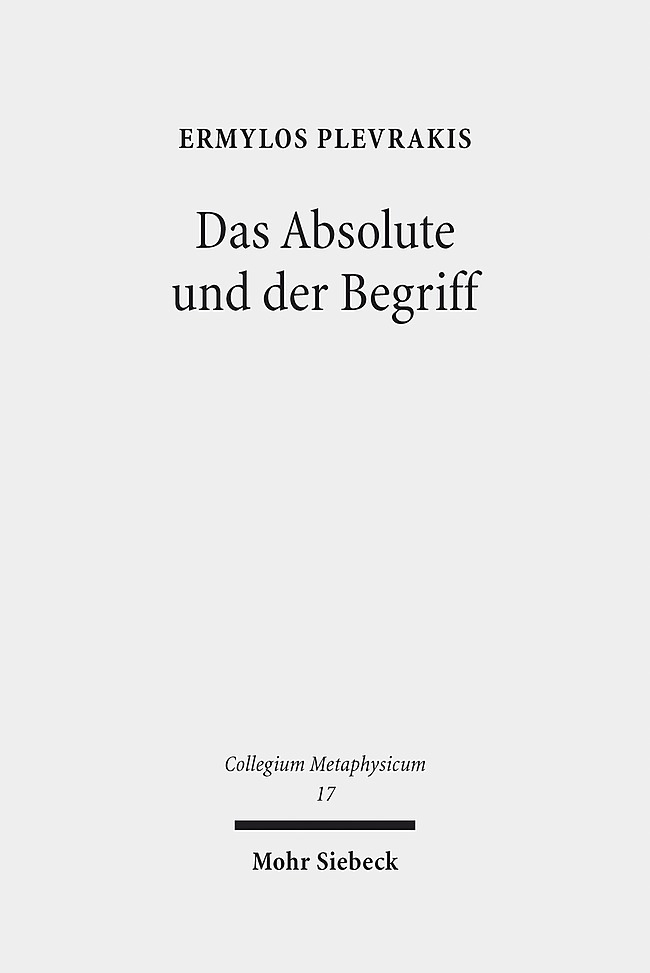 Das Absolute und der Begriff main product photo