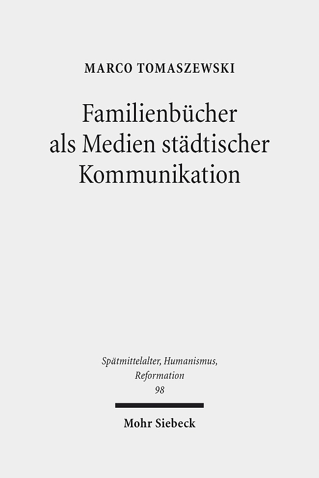Familienbücher als Medien städtischer Kommunikation main product photo