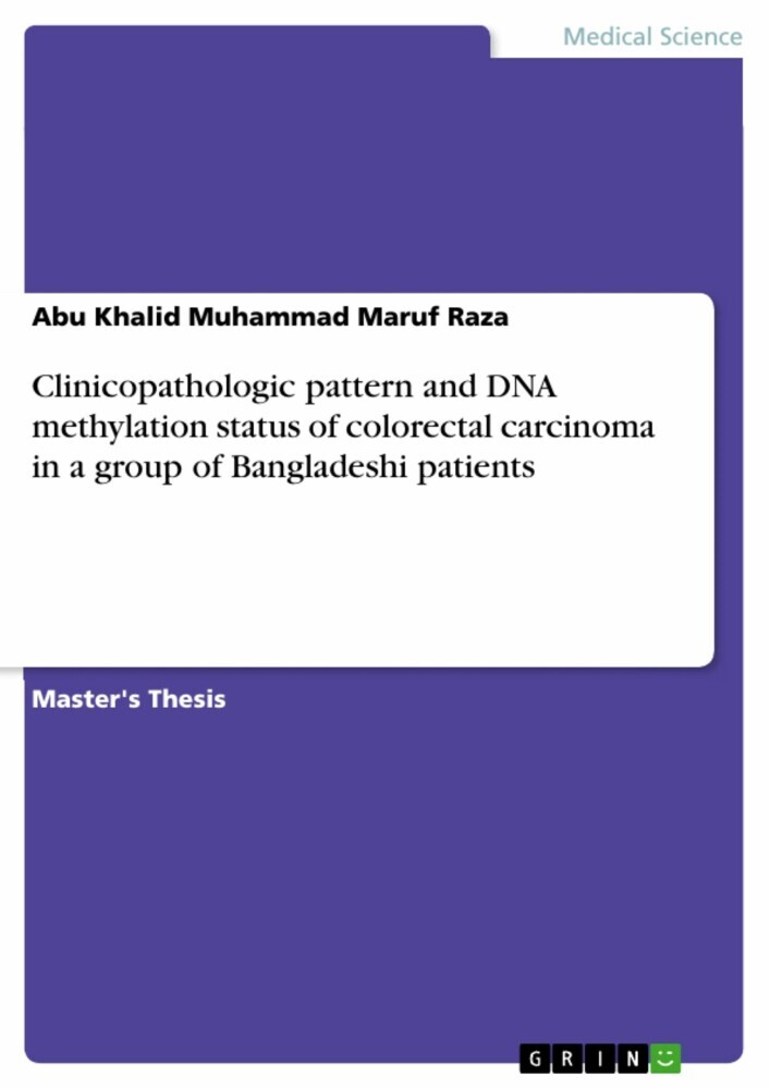 Clinicopathologic pattern and DNA methylation status of colorectal carcinoma in a group of Bangladeshi patients main product photo