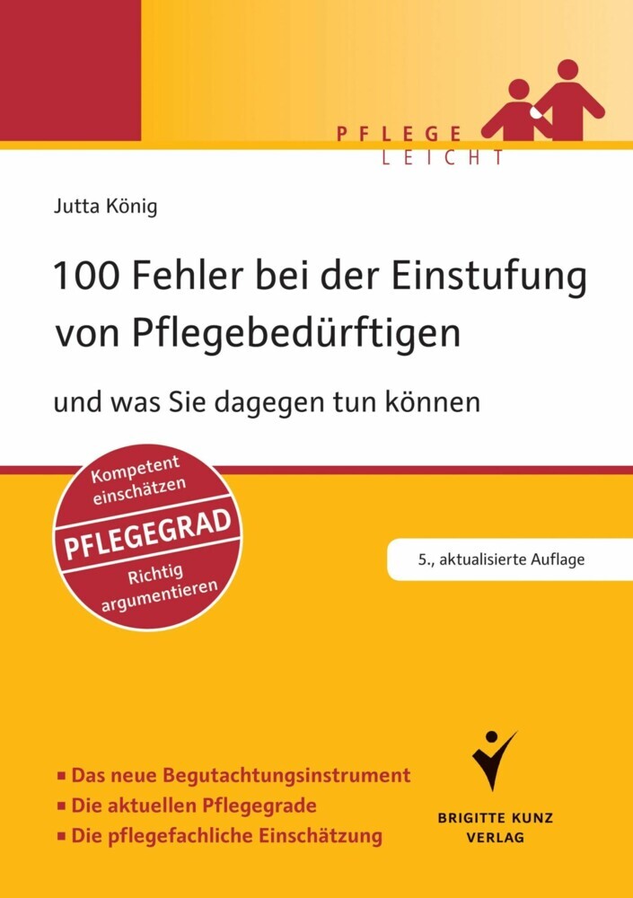 100 Fehler bei der Einstufung von Pflegebedürftigen main product photo