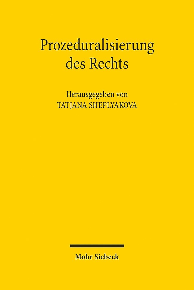 Prozeduralisierung des Rechts main product photo
