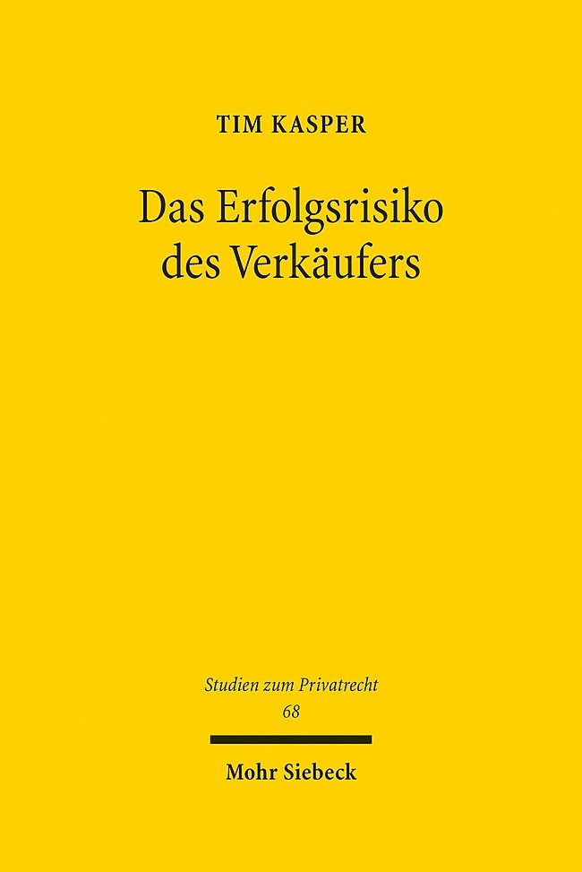 Das Erfolgsrisiko des Verkäufers main product photo