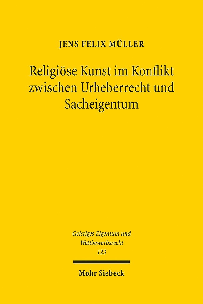 Religiöse Kunst im Konflikt zwischen Urheberrecht und Sacheigentum main product photo