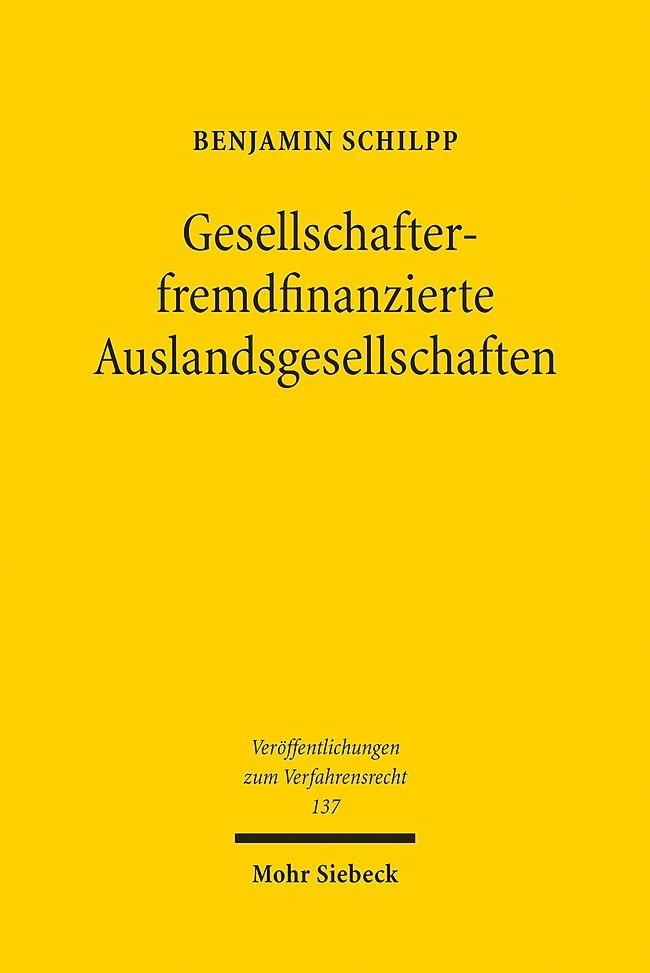 Gesellschafterfremdfinanzierte Auslandsgesellschaften main product photo