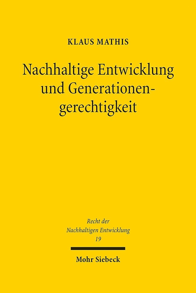 Nachhaltige Entwicklung und Generationengerechtigkeit main product photo