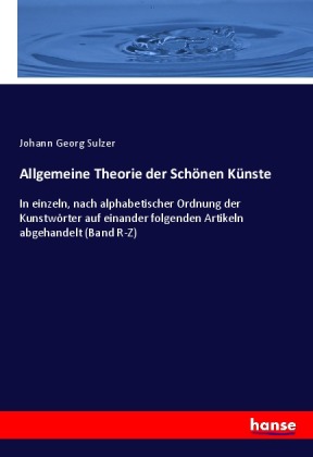 Allgemeine Theorie der Schönen Künste