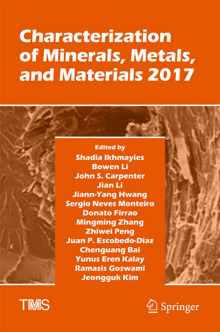 Characterization of Minerals, Metals, and Materials 2017 main product photo