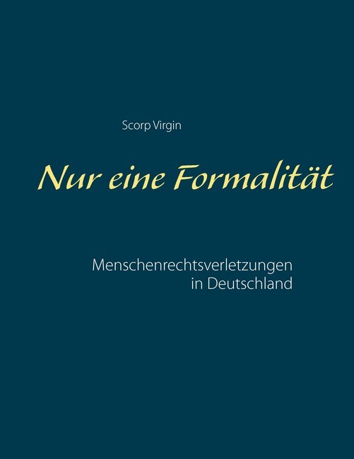 Nur eine Formalität main product photo