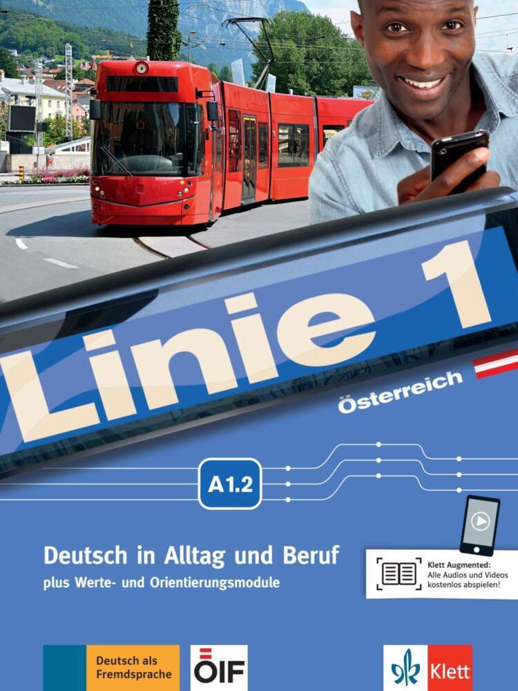 Linie 1 - Kurs- und Übungsbuch A1.2, m. DVD-ROM main product photo