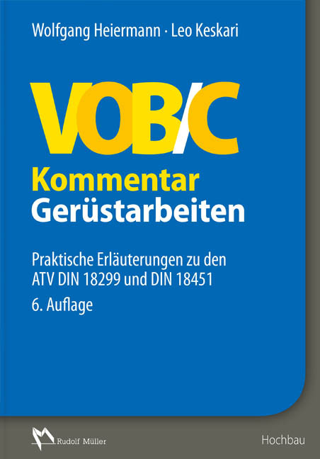 VOB/C Kommentar - Gerüstarbeiten main product photo