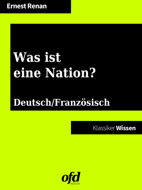 Was ist eine Nation? - Qu'est-ce que une nation? main product photo
