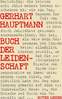 Buch der Leidenschaft