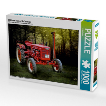CALVENDO Puzzle Oldtimer Traktor McCormick | 1000 Teile Lege-Größe 64x48cm Foto-Puzzle für glückliche Stunden