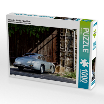 CALVENDO Puzzle Mercedes 300 SL Flügeltürer | 1000 Teile Lege-Größe 64x48cm Foto-Puzzle für glückliche Stunden